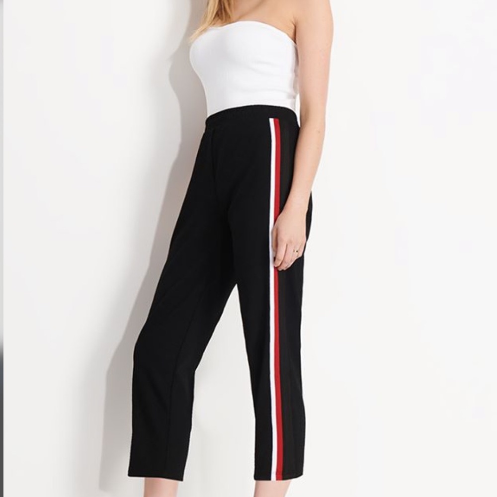 Dynamite striped jersey pants